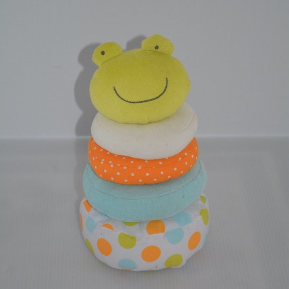 Carter's Other - Carters Plush Soft Frog Ring Stacker Baby Toy